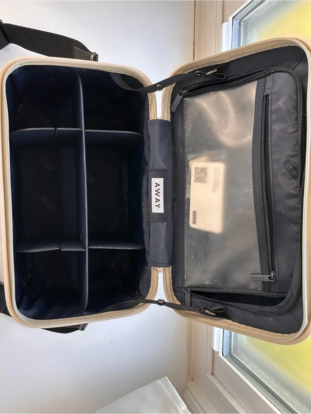 Away Train Case in Salt